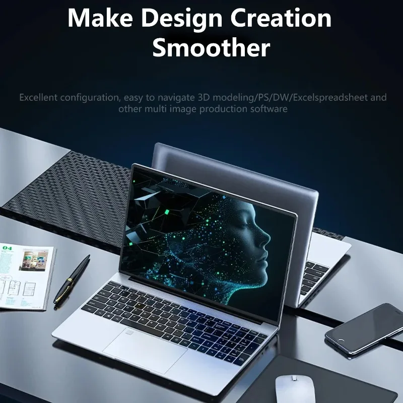 인텔 코어 i9-10980HK 15.6인치 노트북 32GB DDR4 M.2 1/2TB SSD 울트라북 컴퓨터 지문인식 잠금해제 WIFI 5 썸네일 5