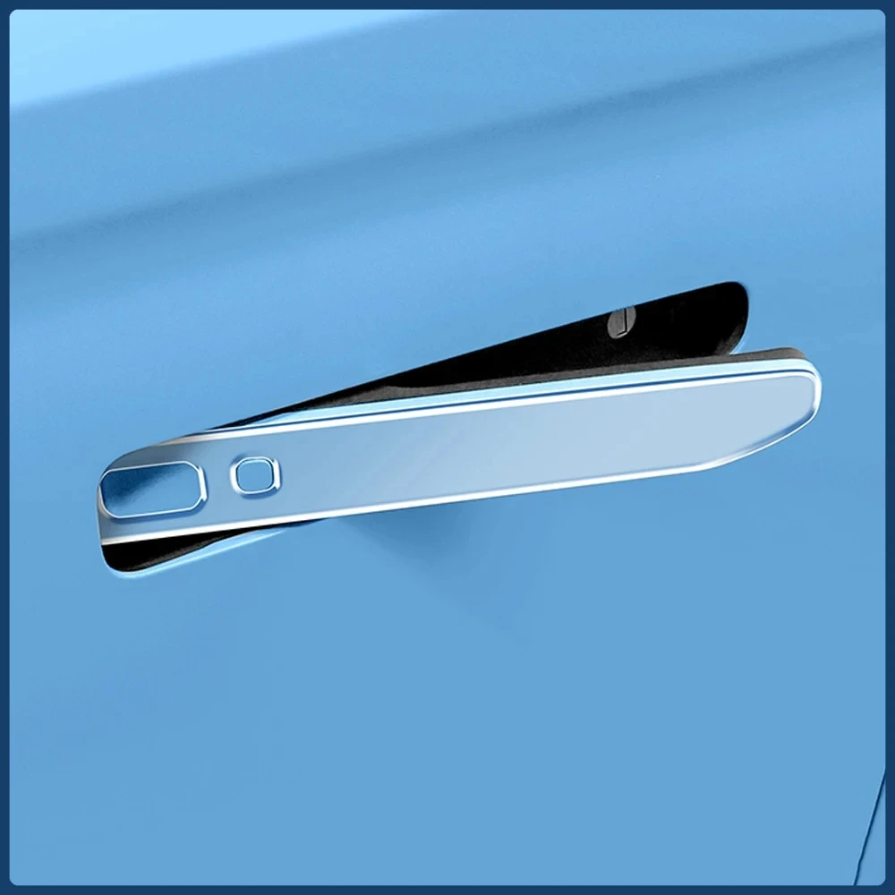 4Pcs Car Door Handle Anti-Collision Strips Exterior Protector Stickers Auto Accessories For Leapmotor B10 2024 2025