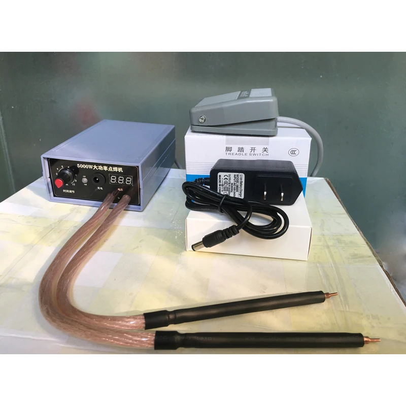 DIY Spot Welder 18650 Battery 5000W High Power Mini Portable Spot Welding Machine Tool Kit