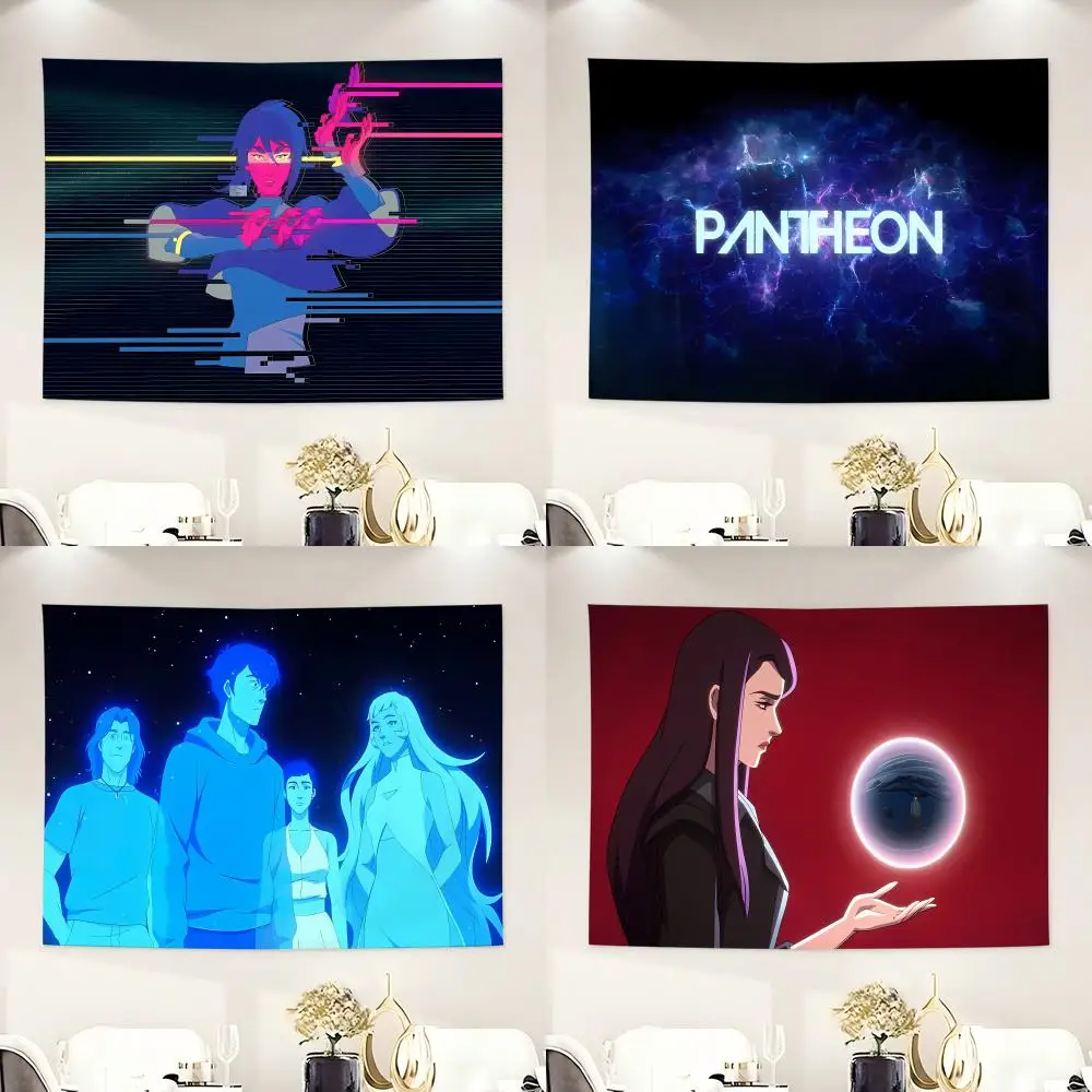 Fashion Anime Young Mythic P-Pantheon Tapestry Tapestry Soft Lightweight Wall Art Decor for Living Home Room Bedroom