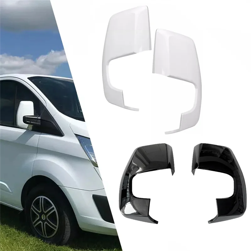 

P-Premium-Car Side Wing Mirror Cover Rear View Mirror Cover 1809084 2064129 2064127 For Ford Transit Custom 2014-2020