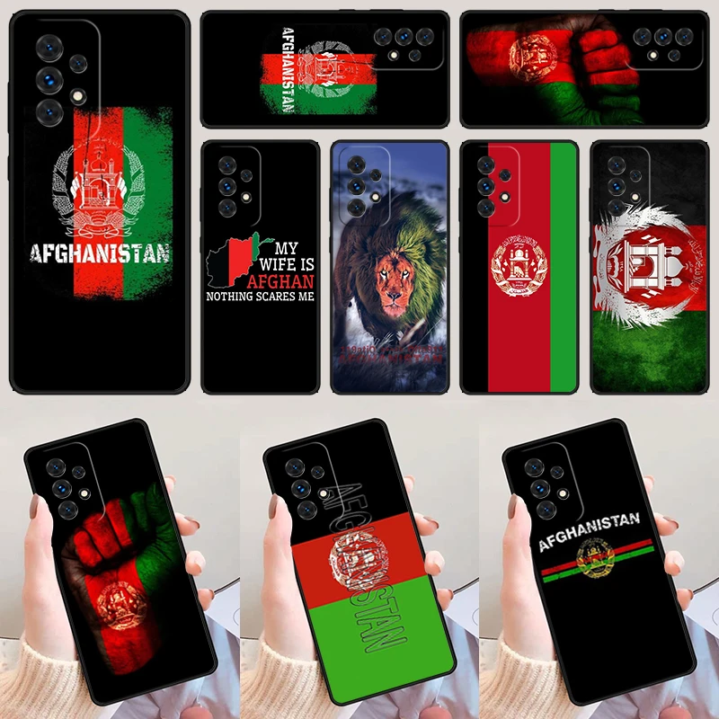 Afghanistan Flag Emblem National Symbol Afghan For Samsung A52 A72 A73 A20e A21S A50 A70 A42 A40 A51 A71 A32 A80 A91 Phone Case