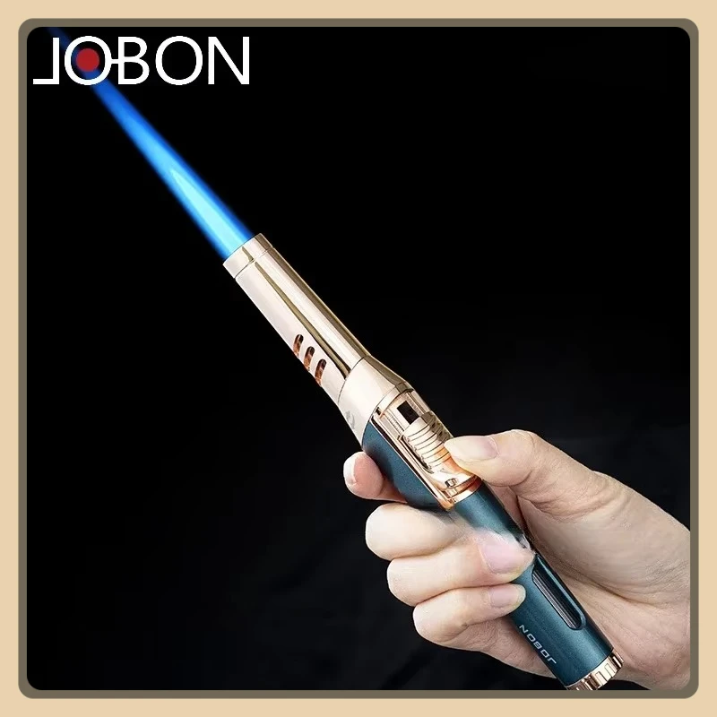 

JOBON Metal Outdoor Windproof Gas Lighter 360° Ignition Blue Flame Torch Jet Ignition Gun Barbecue Kitchen Welding Tool