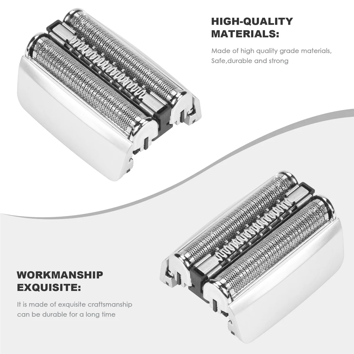 Kaset pemotong dan kepala, untuk Braun Seri 83M 8 alat cukur elektrik penggantian Foil dan 8325S 8370Cc 8340S 8350S,A