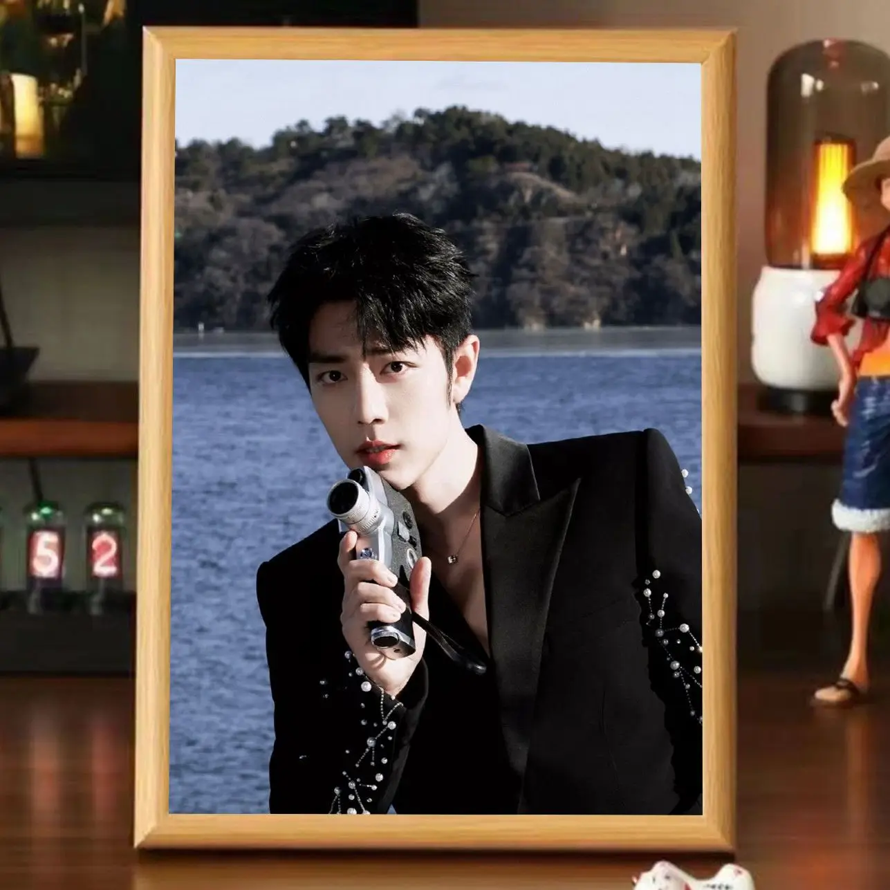 Сяо Чжань, звездный одинаковый стиль периферийной фоторамки, стол для украшения рабочего стола в общежитии, подарок для лучших друзей