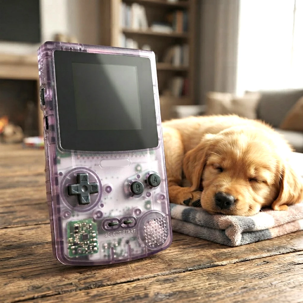 Retro Replacement Shell Case for Game Boy Color GBC Console Housing Cover W/ Screen Lens Buttons