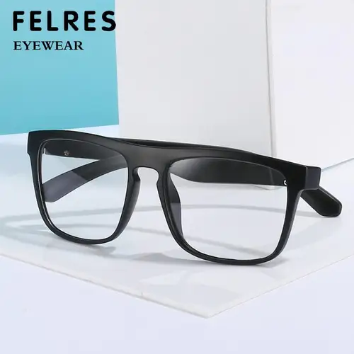 Imagen 2 del producto Gafas de lectura fotocromáticas cuadradas clásicas para hombres, lentes transparentes, gafas para presbicia, gafas de sol para deportes al aire libre + 1,25 + 1,50 + 1,75