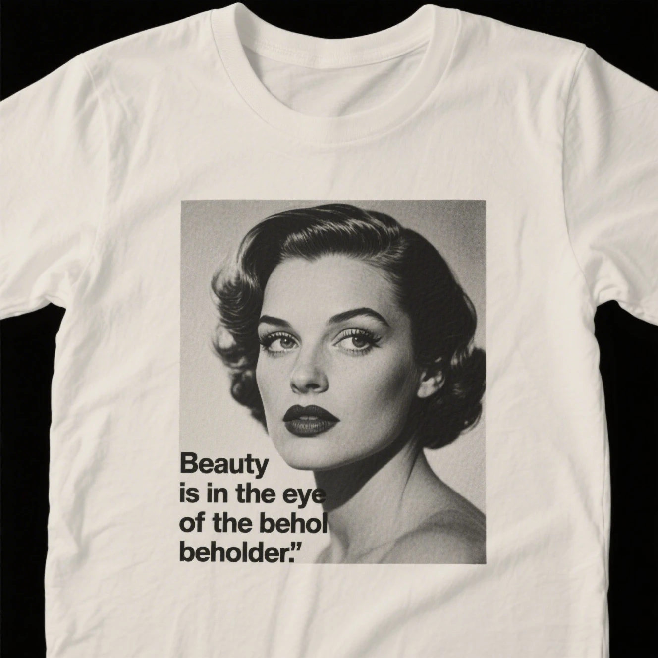 

Black and White Flower Graphic Printing Summer Luxury Brand Pure Cotton Men and Women T-shirt Short Sleeve Beautiful Woman