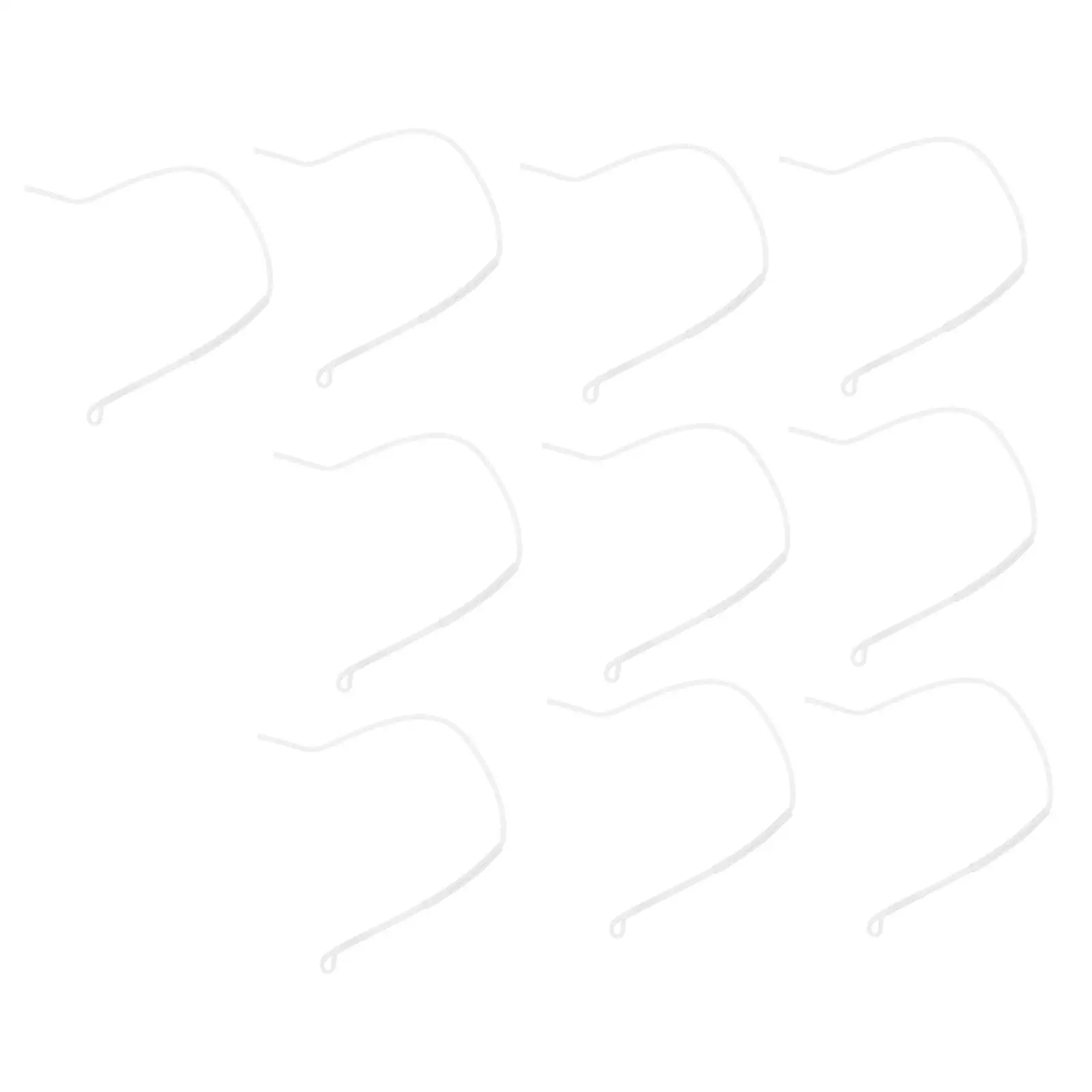 

10Pcs Nylon Leader Loop Connectors for Fly Fishing Line - 20LB/30LB