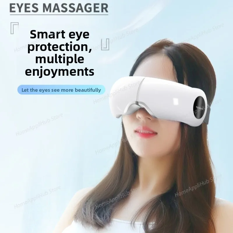 

Folding Eye protector Eye Airbag Hot Compress Micro-frequency Vibration Massager Bluetooth Music Sleep Eye Mask