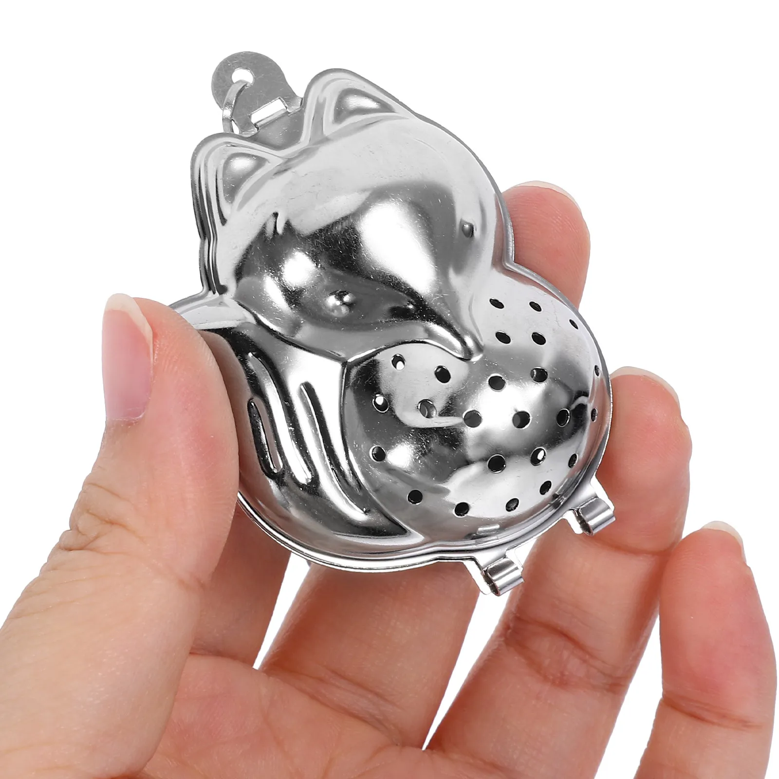 

Набор из 4 чайных ситечек из нержавеющей стали с милыми фигурками животных, мелкоячеистые, для заваривания рассыпного чая, многоразовые, кухонные принадлежности для заваривания