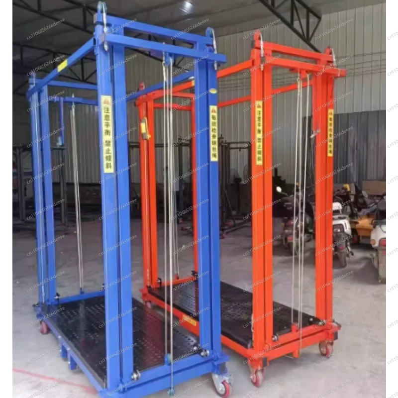 Ybj2m 6m 10m Foldable Electric Scaffolding Lift Platform Remote Control Mobile Heavy-Duty Work Scaffold