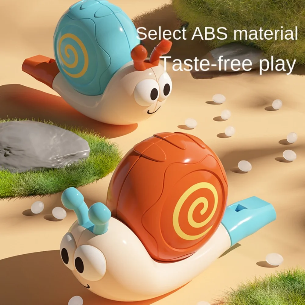 Strumento musicale Lumaca Fischio Pronuncia Formazione Clarinetto Lumaca Fischietti musicali ABS Lavabile Fischietto per bambini Giocattolo