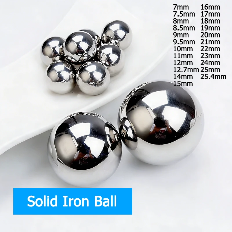 

Solid Iron Ball High Precision Smooth Round Iron Ball Dia 7mm-25.4mm for Industrial Machinery Hardware Parts