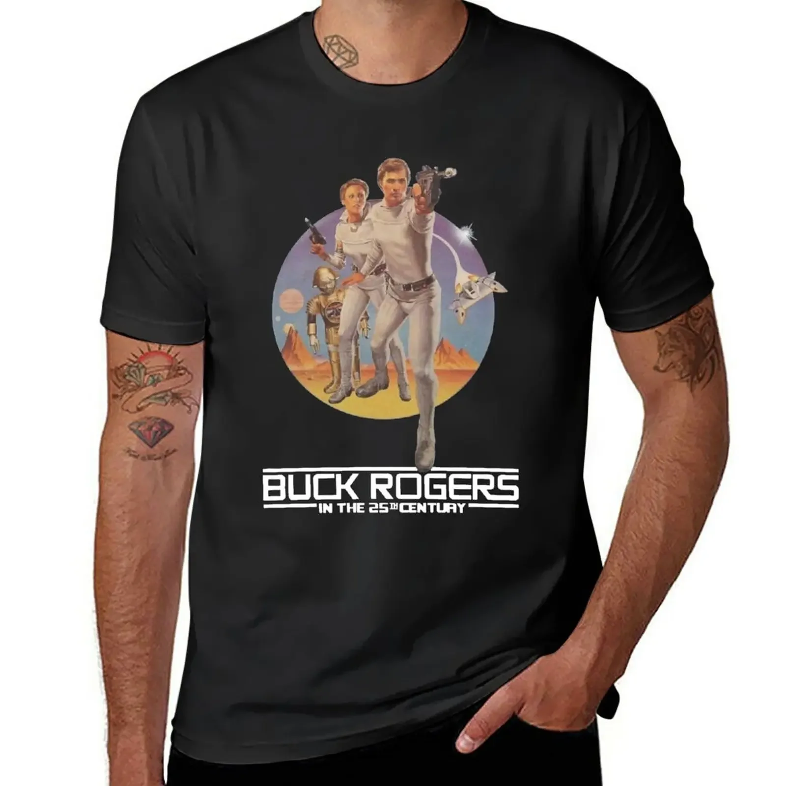 

Vintage Retro BuckIn The 25Th Century Gifts T-Shirt cute clothes summer tops big and tall t shirts for men