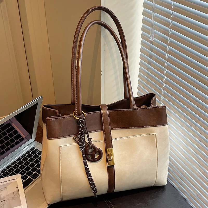 

2025 Spacious Underarm Tote Bag, Vintage Shoulder Purse for Women, Fashion Commuter Bag, Large Capacity Chic Crossbody Bag​