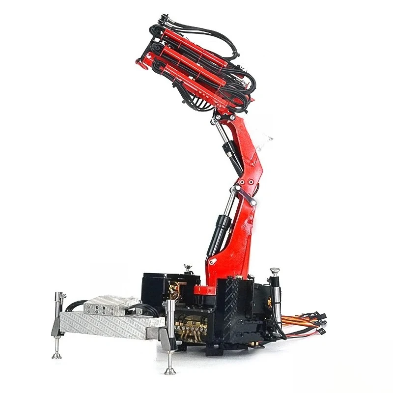 

Металлический RC гидравлический грузовик-кран в разобранном виде, неокрашенный комплект 1/14, радиоуправляемая модель, самосвал, трактор, экскаватор, игрушки TH19710