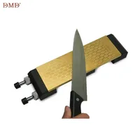 DMD Diamond Double Sided 400 and 1000 Grits Titanium Knife Sharpening Stone  With Size 200*70*8mm Whetstone with Holder