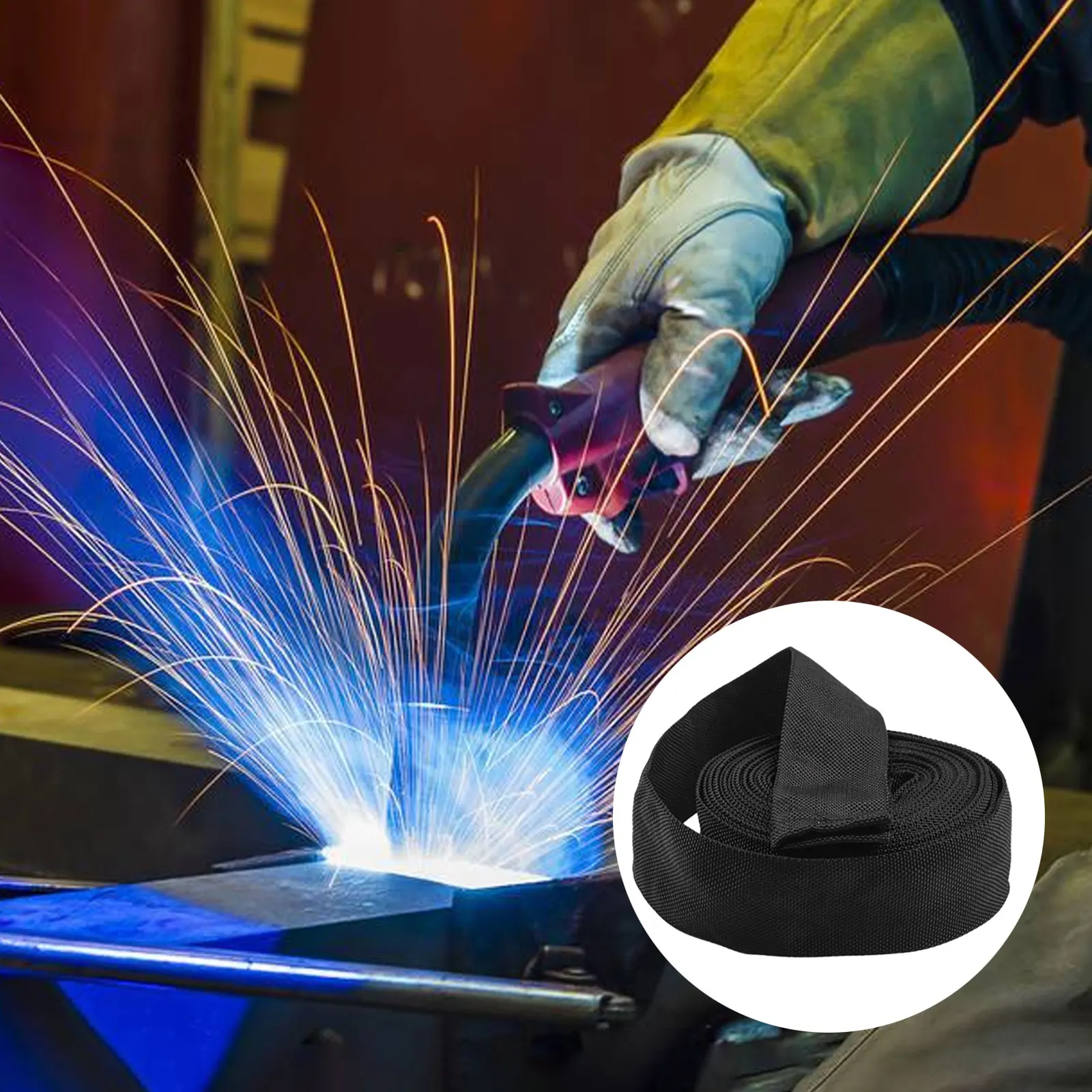 Flexible Hose Protector Protective Sleeve Argon's Welding Hose Hydraulic Hose Protection Hydraulic Line Protective Cover