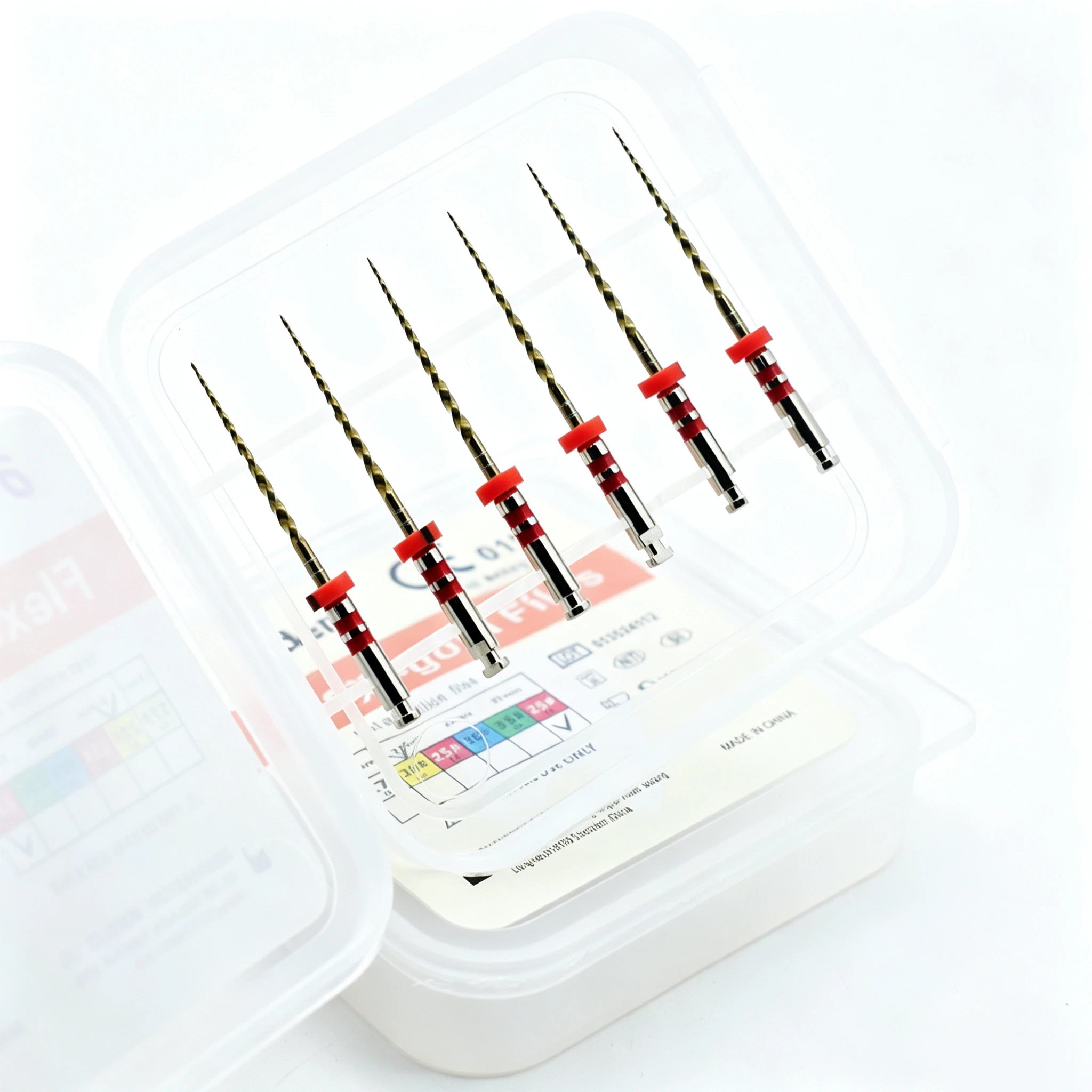 Dental Root Canal Rotary File Heat-Activated Gold Niti Flexible Endo Files Dentistry Endodontic Toolsry Tools