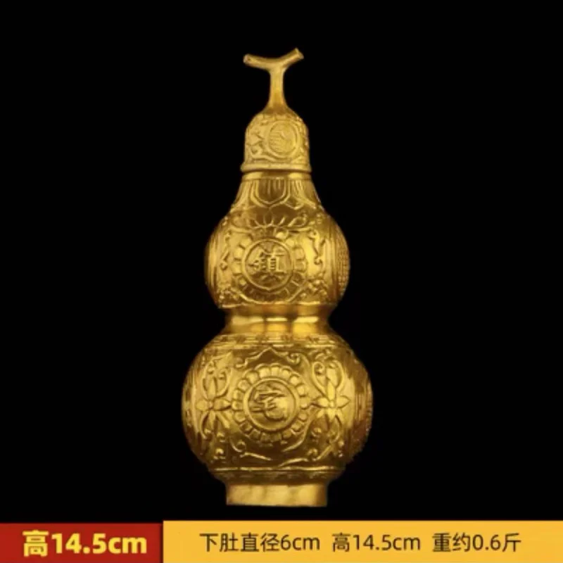 

Медный орнамент, латунный рот, открытая крышка, полый вход, благоприятная тыква, большое и маленькое подвесное украшение, домашнее ремесло G