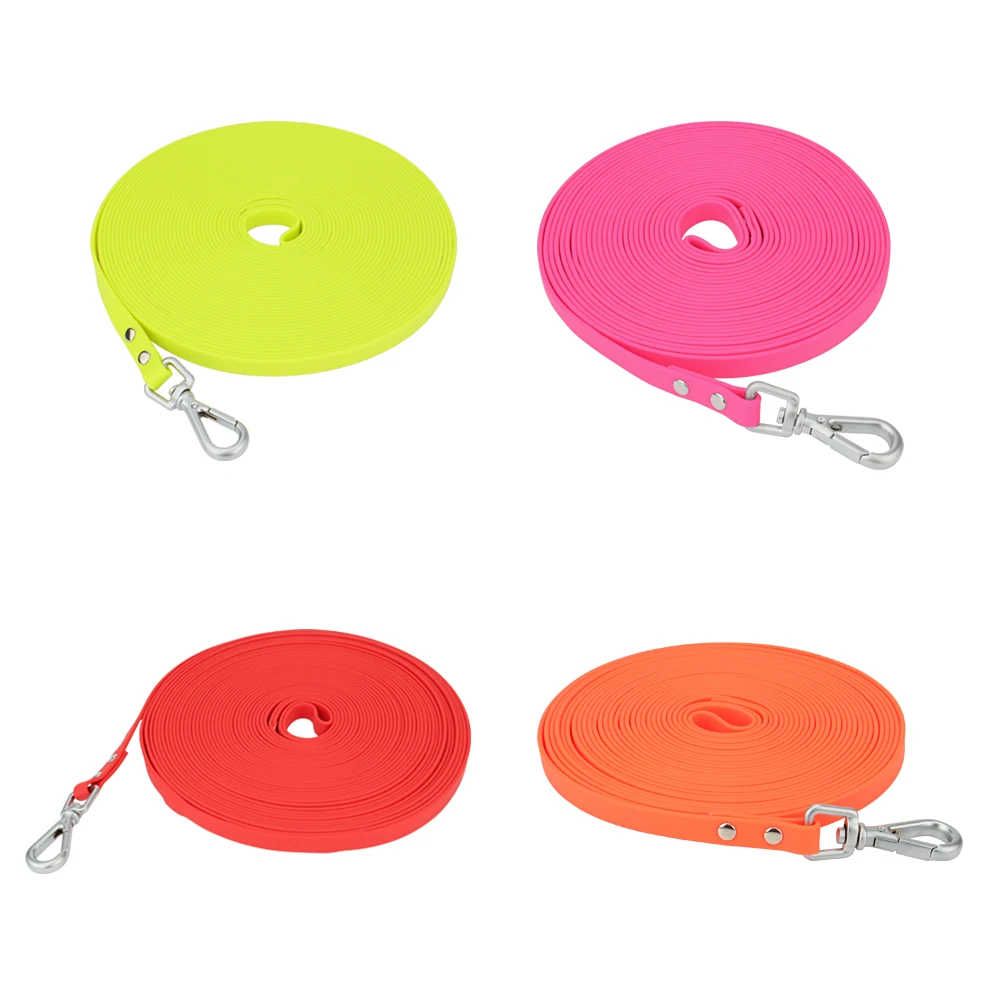 Correas de PVC para entrenamiento de mascotas, fรกcil de limpiar, cuerda de tracciรณn para perros pequeรฑos, medianos, grandes, accesorios impermeables
