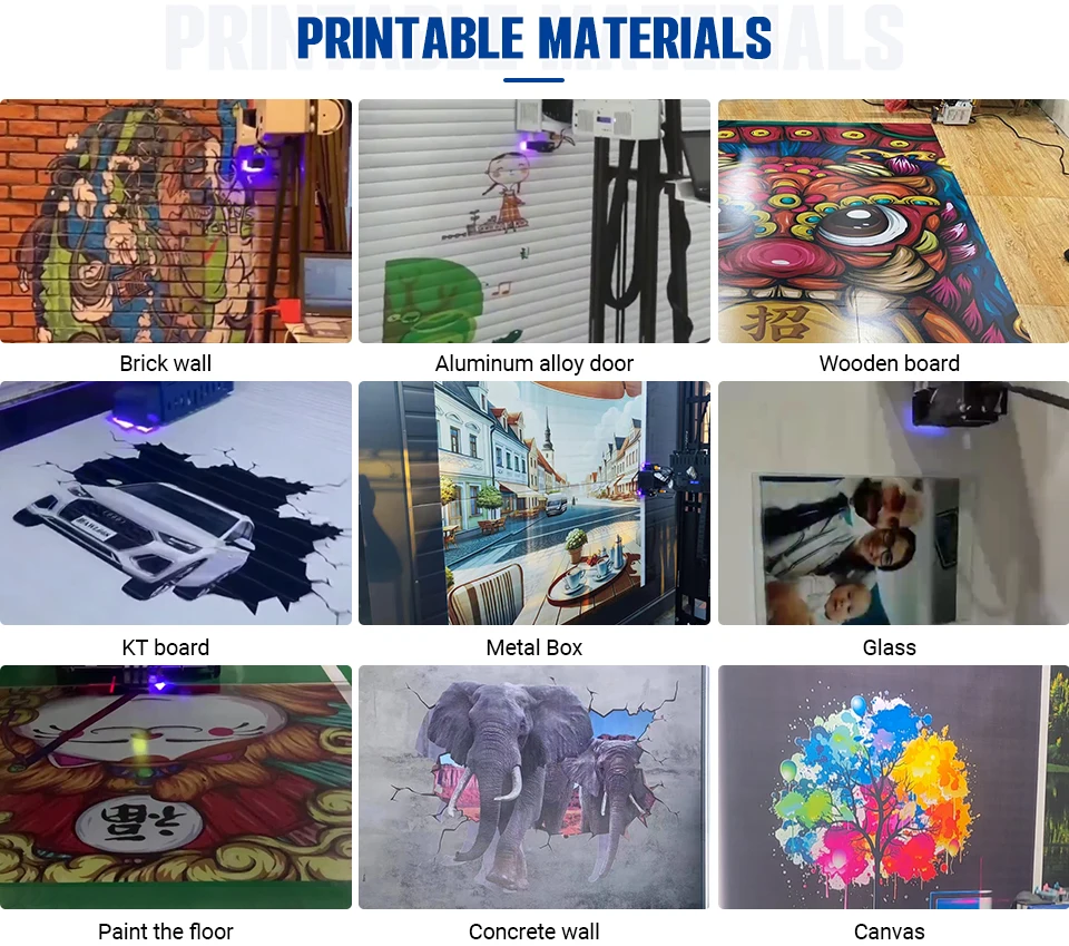 

Automatic Wallpaper Printer for Bedroom/Cultural Walls, Supports Glass/Tile Surfaces, Factory Price with CE Certification