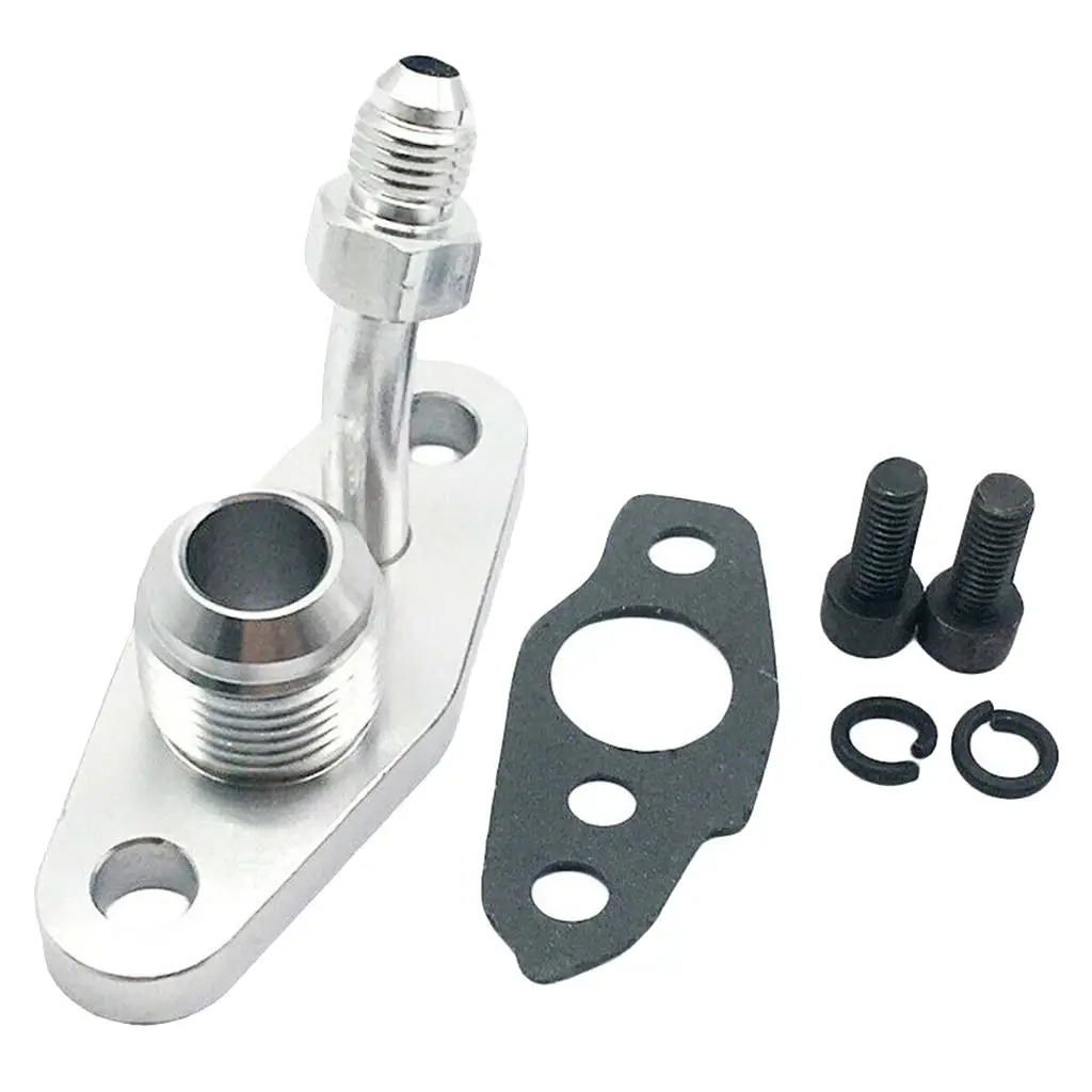 

Oil Return Feed & Drain Flange for Toyota CT12 CT26 4AN 10AN M8x1.25mm