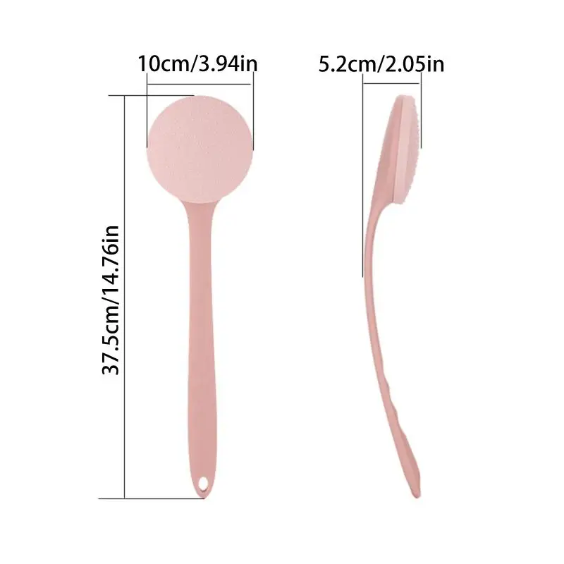 Multi-Function Lotion Sunscreen Ointment Applicator Long Handle Body Cleaner Shower Brush Free Sunscreen Back Applicator