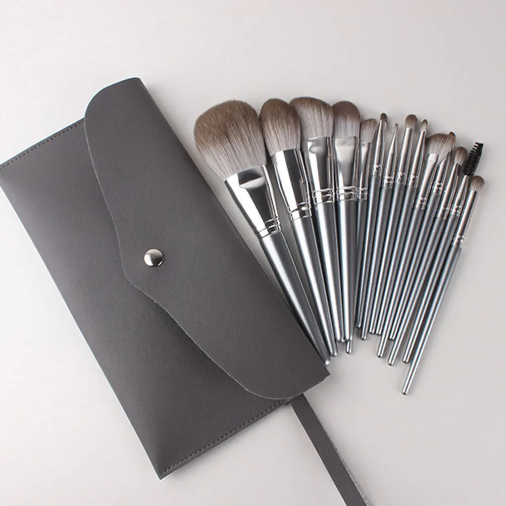 

14Pcs Makeup Brush Kit Professional Cosmetics Brushes Set Synthetic Fiber for Face Powder Foundation Blending Beauty Tools