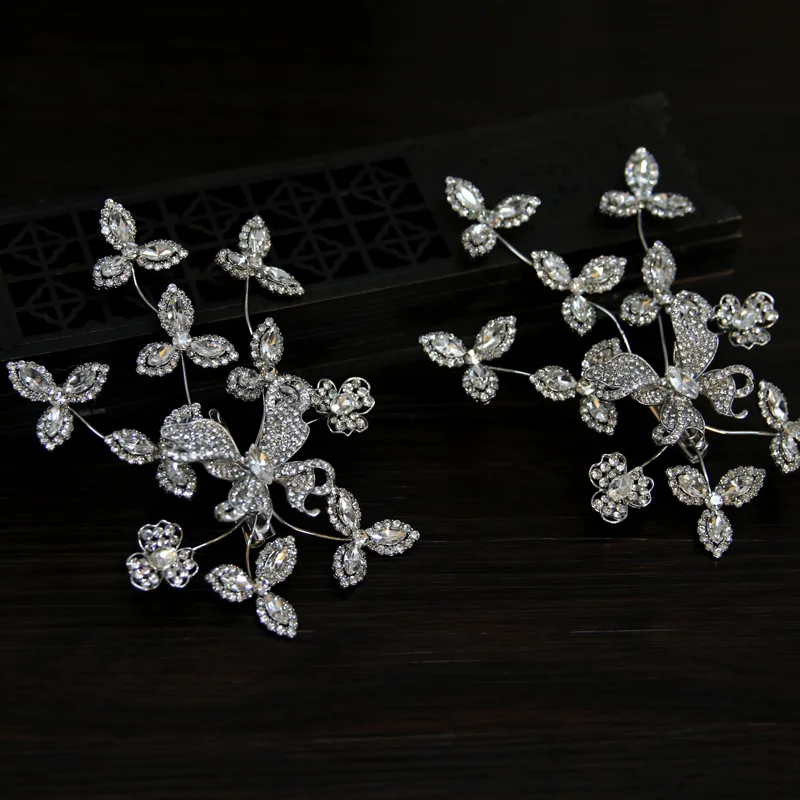

Женские заколки для волос CC с бриллиантами, свадебные украшения для волос, аксессуары для невесты, ювелирные изделия для помолвки, парные заколки, заколки для прически