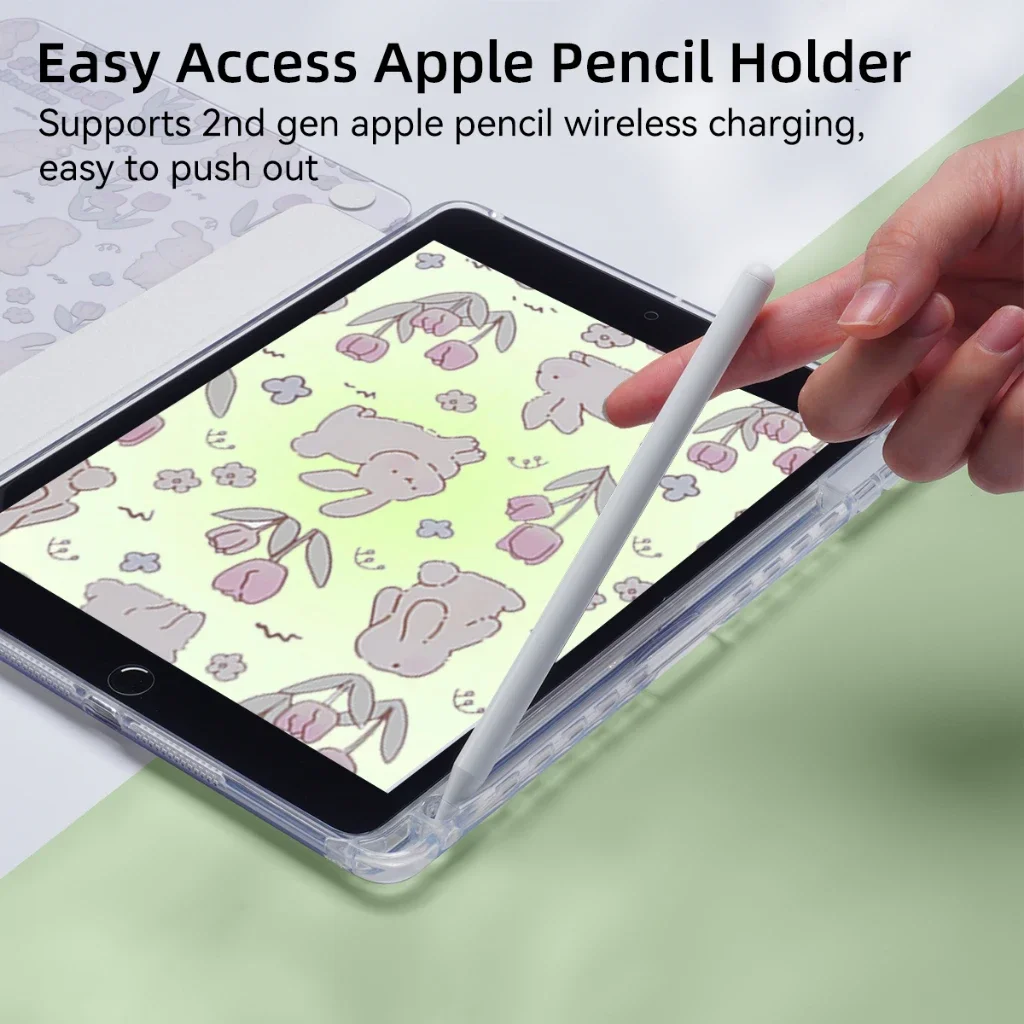 For iPad Transparent Case For iPad Air 11 13 M2 2024 Pro 11 13 M4 For 10.2 7/8/9th 10.9 Air4/5 Pro 11 12.9 Mini 6 9.7 5/6th Case