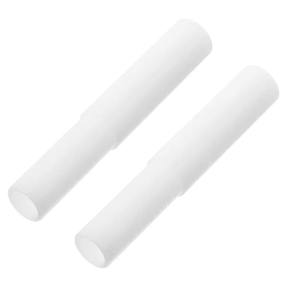 2Pcs Golf Shaft Extender Rods White 13.27mm Heavy Duty Carbon Steel for Iron Wood Putter Shafts Universal Fit Easy Length
