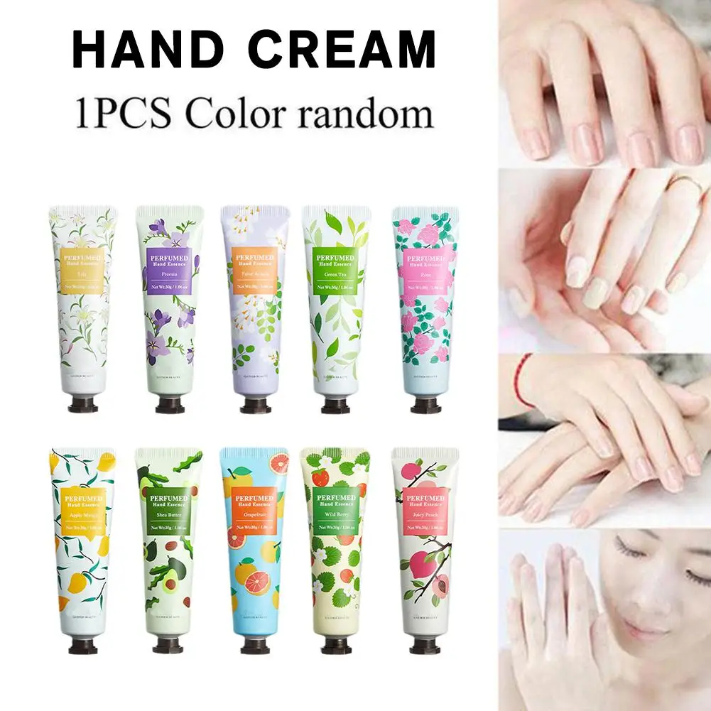 30g Color Random Essence Hand Cream Moisturizes And Plant Dry Cuticle Hands Essence Cream Moisturizing And Hand Softens G4G7