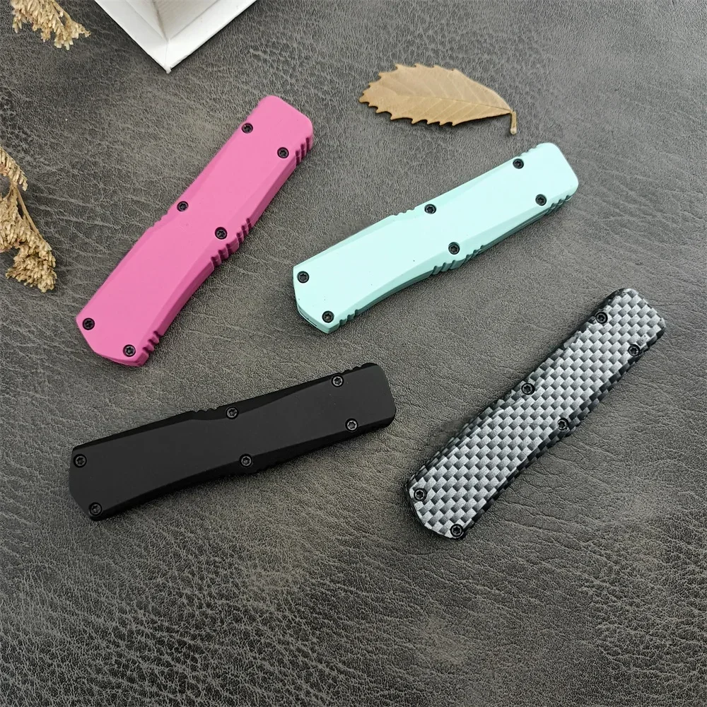 New Outdoor Pocket Knife 440C Blade Zinc Alloy Handle EDC Men\'s Camping Tactical Knife Hiking Survival Hunting Tool