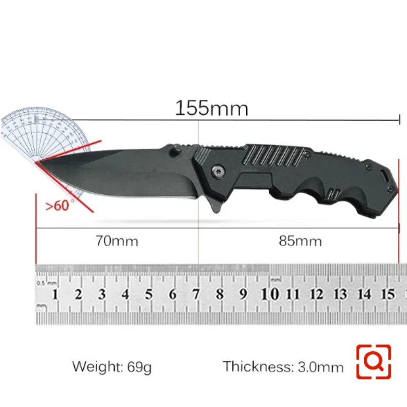 Folding Knife High Hardness Tactical Survival Outdoor Self-Defense Knife Hiking Hunting Knife Camping Edc Tool Sharp