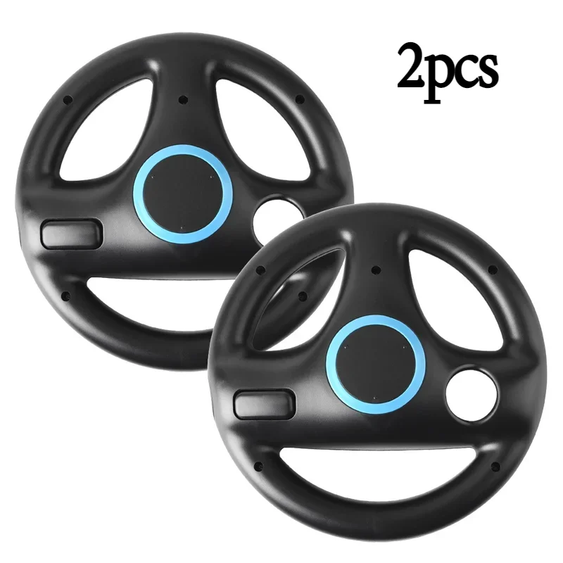 2 قطعة من البلاستيك تصميم مبتكر ومريح لعبة سباق عجلة القيادة لنينتندو وي كارت سباق لعبة التحكم عن بعد