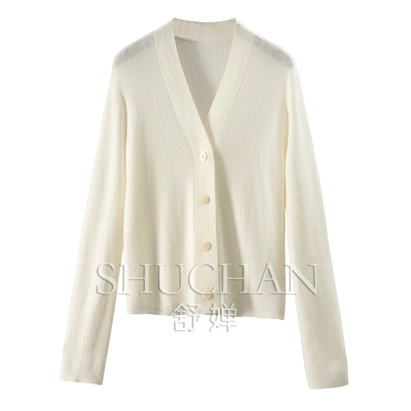 Worsted Wool Cashmere Design Sweater Knitted Cardigan Women's E071 Sweaters for Women Casaco Feminino