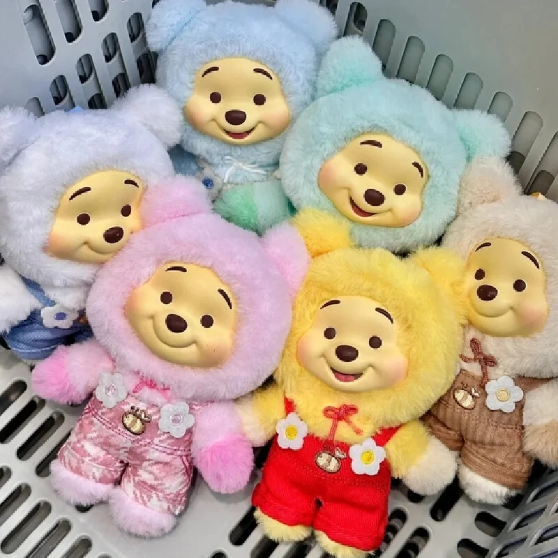 

Genuine Miniso Disney Winnie The Pooh Candy Series Blind Box Cute Vinyl Face Pendant Pupu Bear Doll Fashion Trend Toy Kids Gift