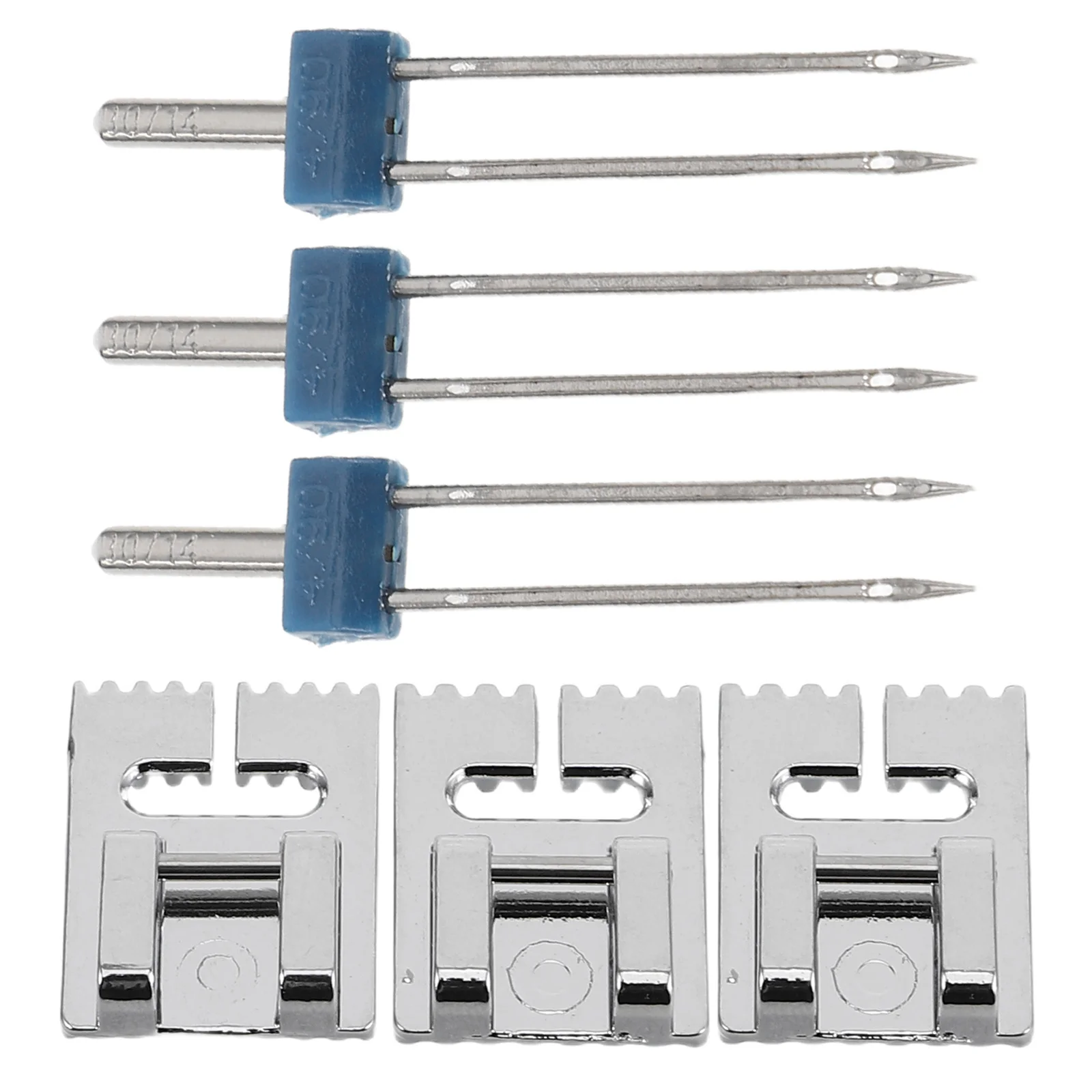 

Набор для шитья: многофункциональные двойные иглы 2 мм, 3 мм, 4 мм, двойной стежок, для бытового использования, с инструментом для выбора стежка