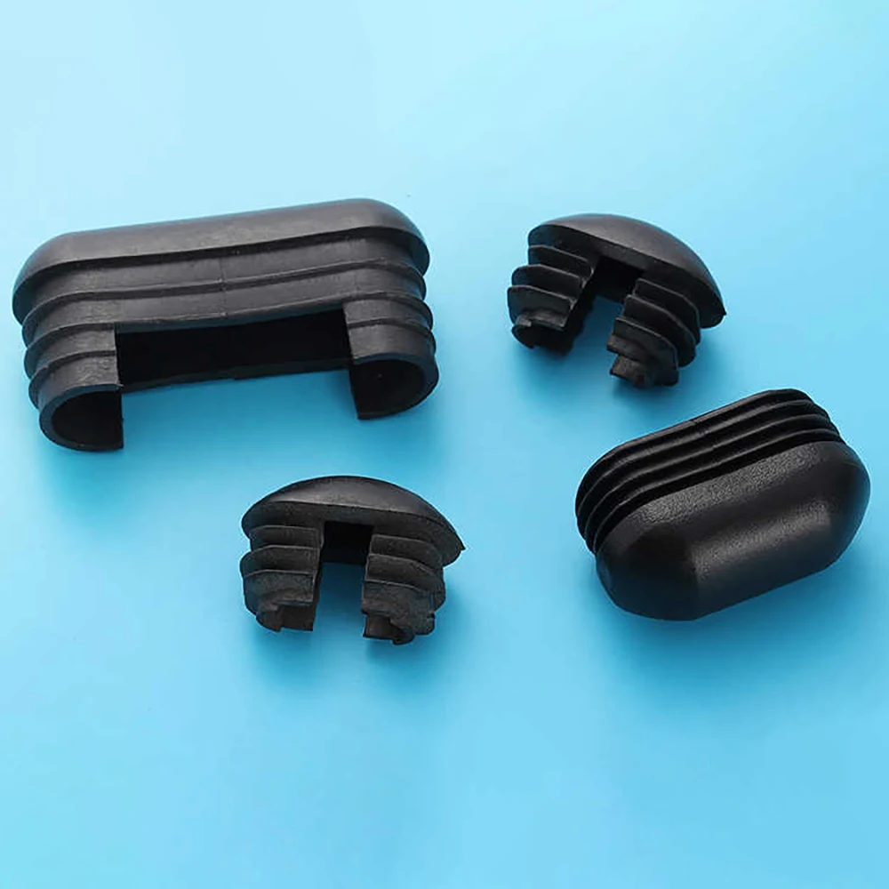 10mm-80mm Oval Oblong Plastic Tubes End Caps Bungs Blanking Plugs Pipe Inserts Table Feet Chair Dust Cover Furniture Accessories image 5