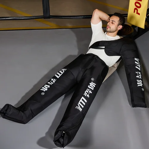 Imagen 2 del producto YITI 8 cámaras piernas presoterapia compresión de aire masajeador muscular de pies, máquina de drenaje linfático de todo el cuerpo terapia relajante