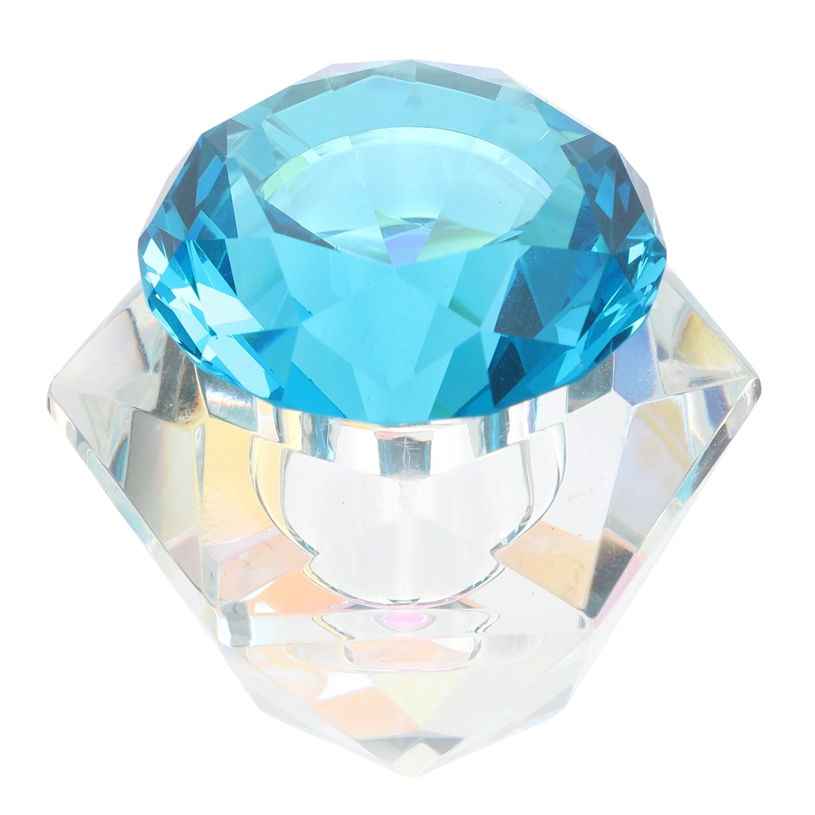 ถ้วยคริสตัล 1 ชิ้น ถ้วยใส่ผงอะคริลิคสำหรับทำเล็บ ถ้วยอเนกประสงค์สำหรับใส่ของเหลวทำเล็บ ทำความสะอาดง่าย