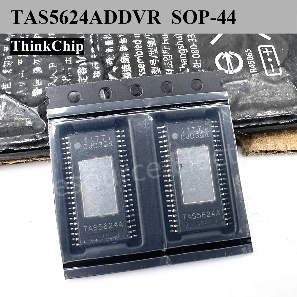 (5pcs) TAS5624ADDVR HTSSOP-44 (Marking TAS5624A )Audio Power Amplifier 150Wx2 300Wx1 Class D