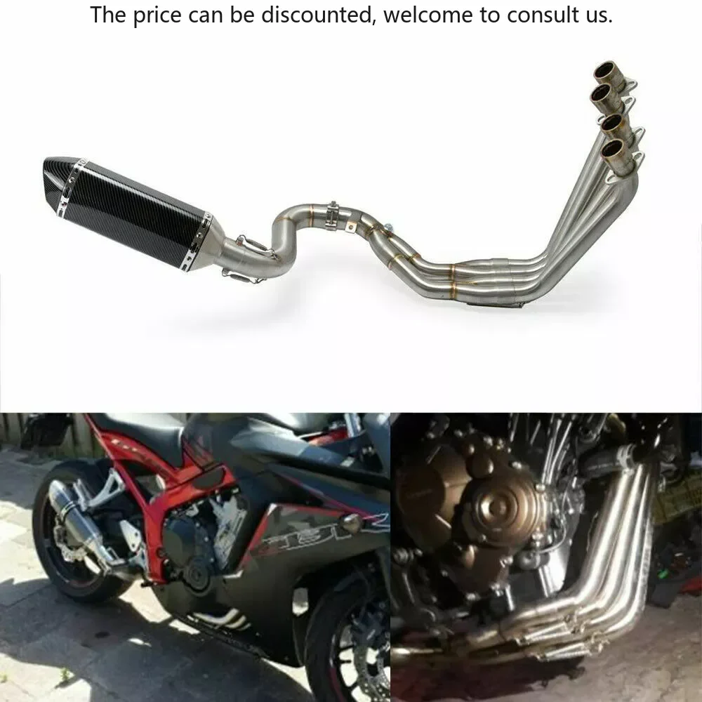 

Motorcycle Accessories Full Exhaust System Header Manifold 51mm For Honda CBR650/F 14-18 CB650F 2015 2016 17