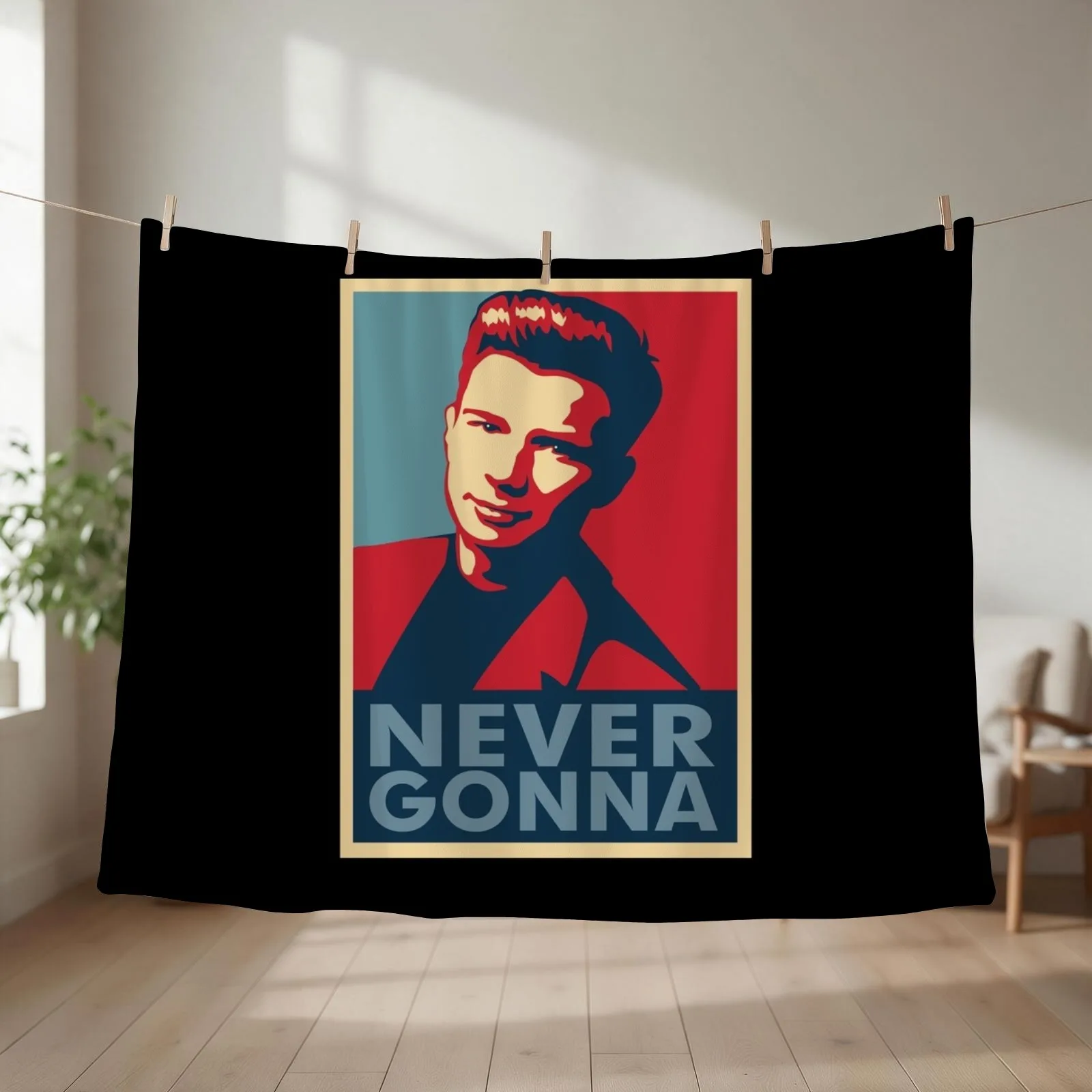 Never Gonna Throw Blanket couch cozy soft plush fuzzy picnic outdoor blanket
