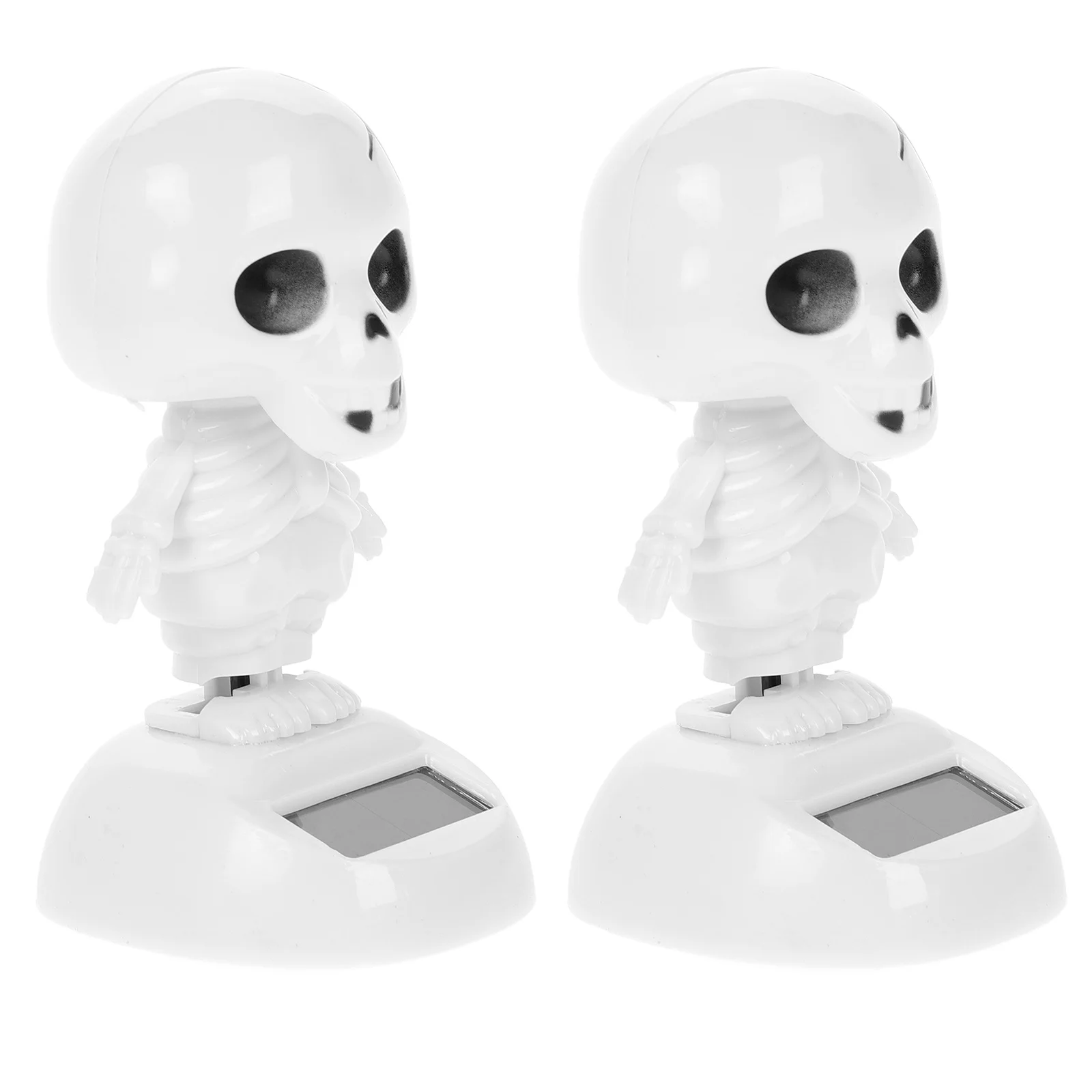 

2Pcs Solar Dancing Decor Spooky Ghost Figure for Halloween Car Ornament Desktop Cabinet Bookshelf Decoration