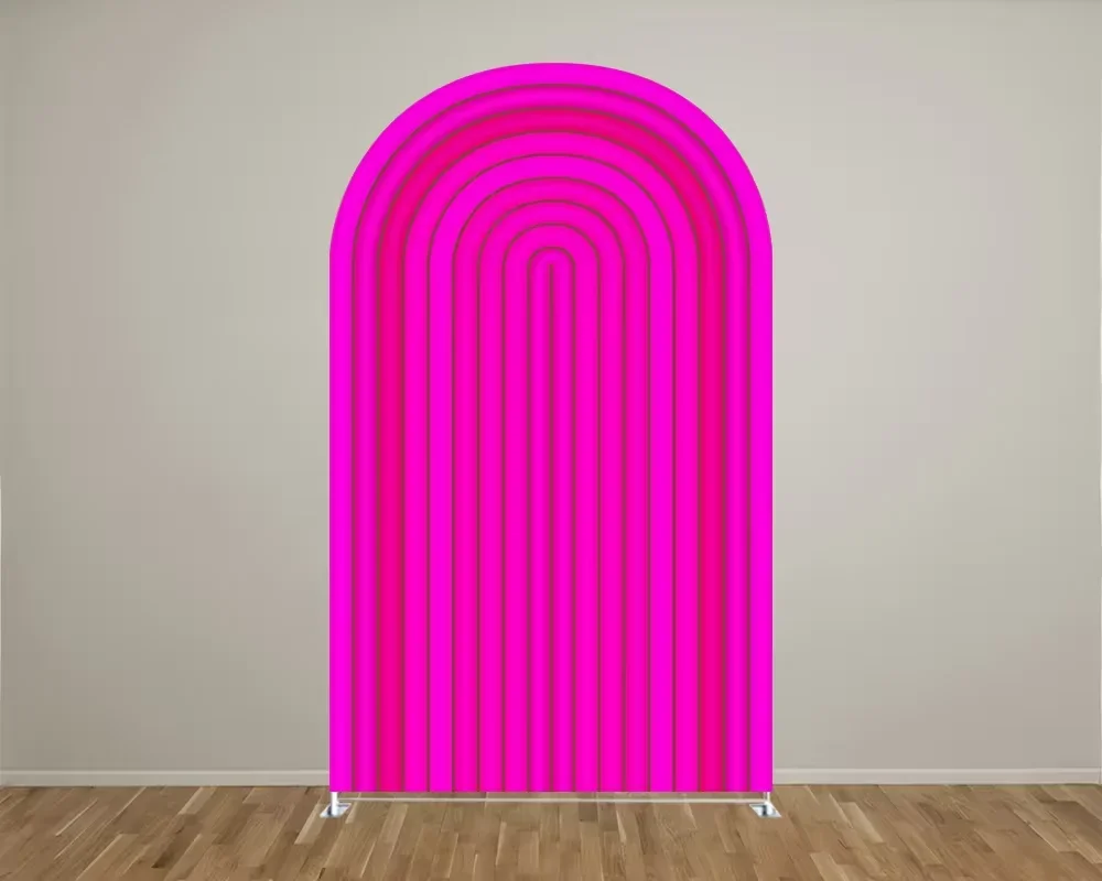 Mehofond línea rosa fuerte arco telón de fondo cubierta niño cumpleaños boda Baby Shower fiesta decoración fondo foto Chiara accesorios de 2 caras