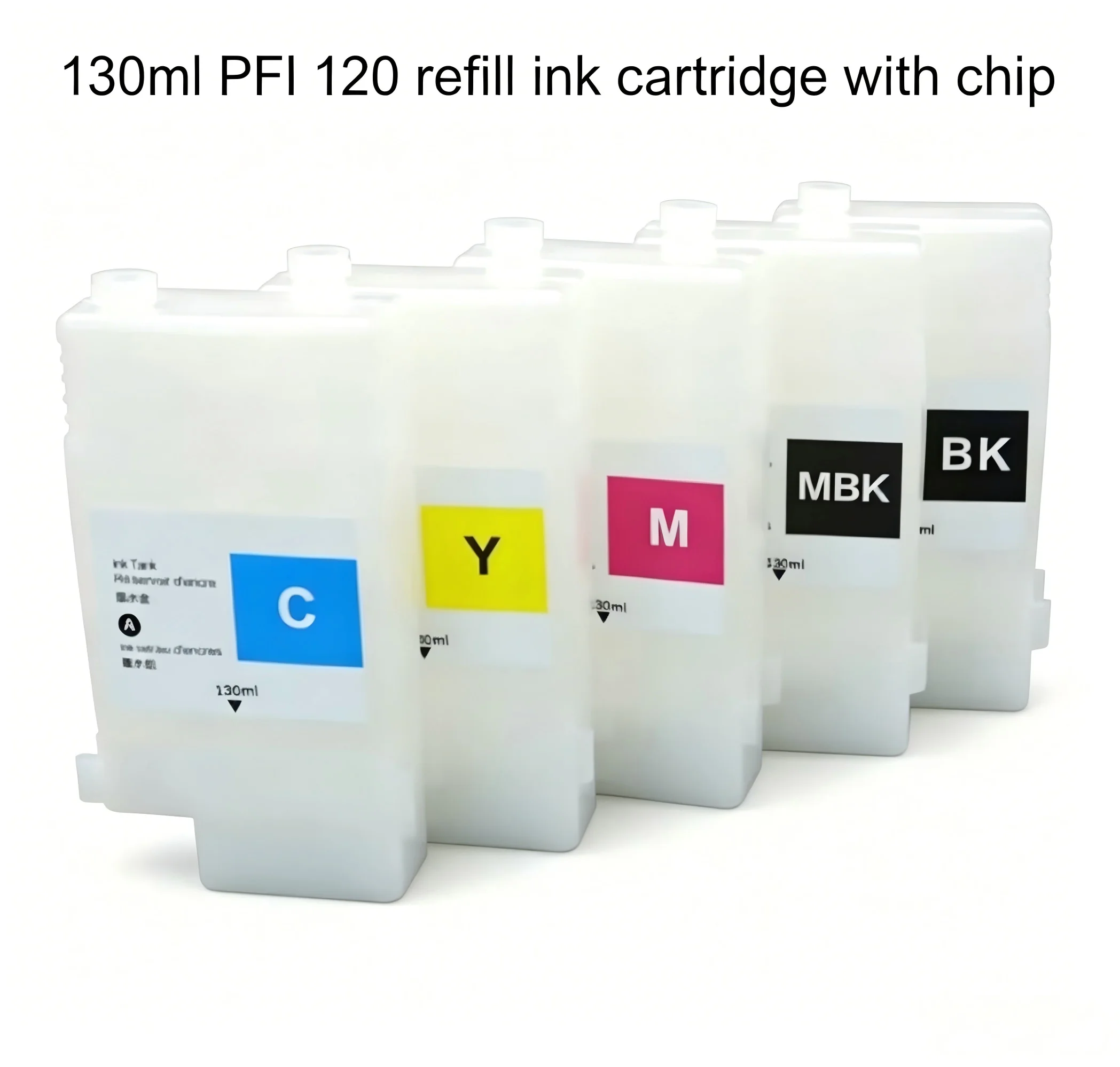 PFI 120 For Canon TM200 TM205 TM300 TM305 TM-200 205 300 305 Refillable Ink Cartridge With PFI 120 Chip