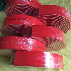 Gratis verzending! Zeefdrukbenodigdheden 80A Rakelrubber met V-vorm en platte vorm, 4M polyurethaan (PU) materiaal